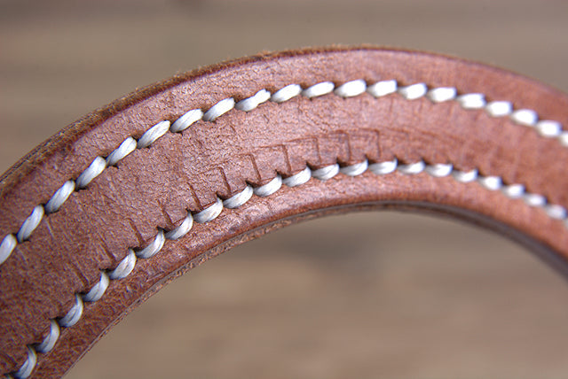 Hilltop Hermann Oak Leather Laced Cheeks Horse One Year Browband Headstall
