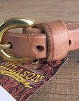 Hilason Hermann Oak Leather Chicago Screw One Ear Horse Headstall