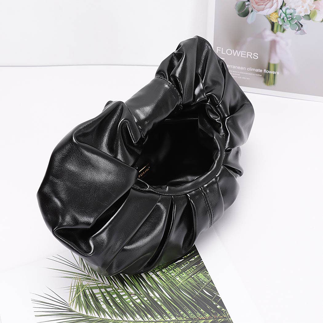 Metallic Hobo Bag W/Chain
