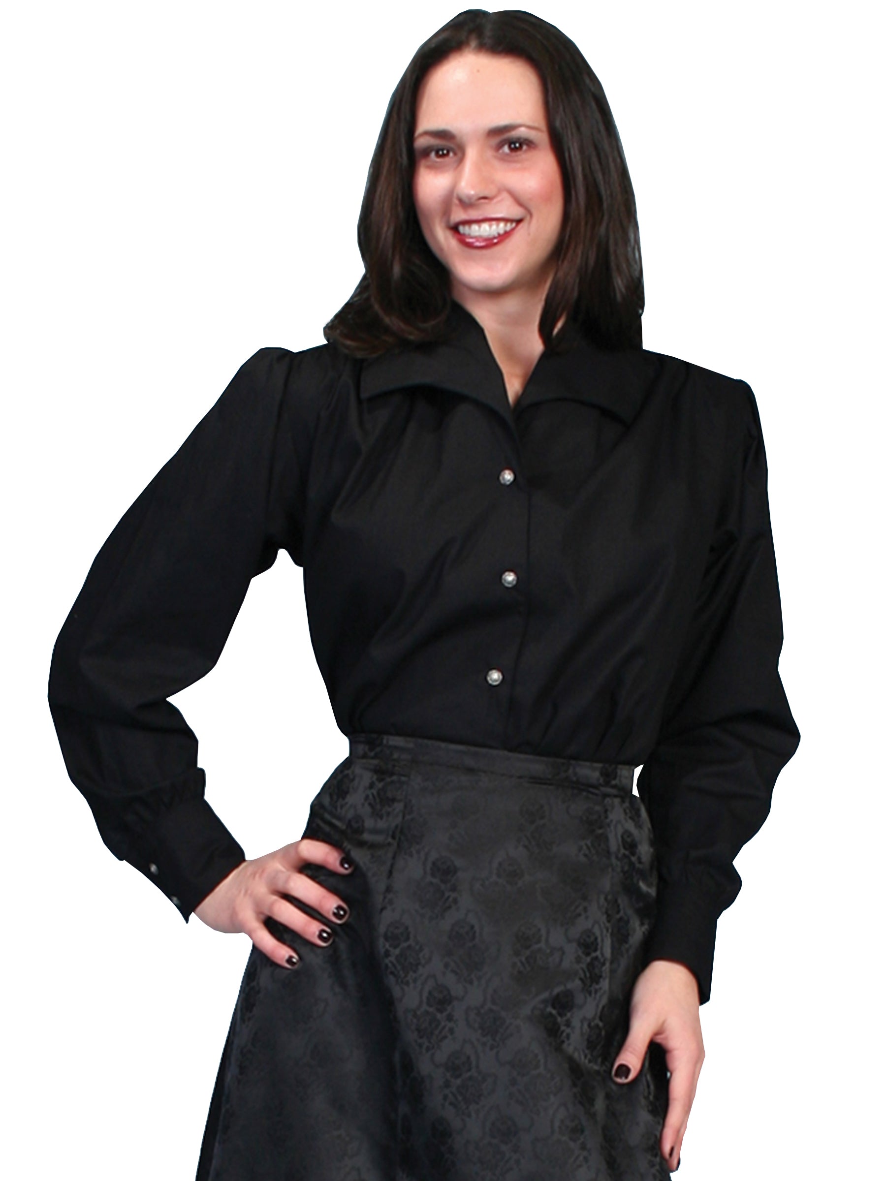 Wide Collar Blouse - 779240