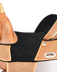 Hilason Western Horse Treeless Trail Barrel Saddle American Leather