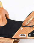 Hilason Western Horse Treeless Trail Barrel Saddle American Leather