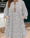 Ayah Sleeve Loose Mini PLUS Dress