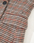 Aria Houndstooth Lapel Collar Blazer