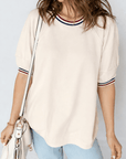 Haisley Sleeve Loose Tunic Top