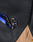 Hilason Western Leather Kids Junior Youth Pro Rodeo Bull Riding Chaps