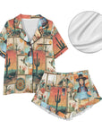 Baha Ranch Colores de Mexico Pictures of the Southwest Satin Pajamas