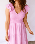 Treasure Flare Tiered Midi Dress