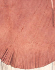 Hilason Western Bull Riding Chinks Chaps Handcrafted Working Genuine Leather Brown