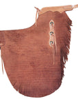 HILASON Bull Riding Chinks Handcrafted Working Genuine Leather Brown | Handmade Chaps Western for Adults Hand Tooled Adult