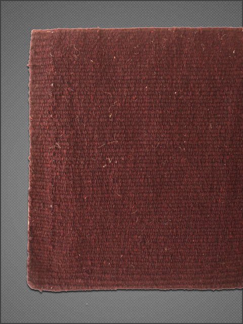 HILASON Western Horse Saddle Blanket Acrylic Wool Without Pad Rodeo Brown