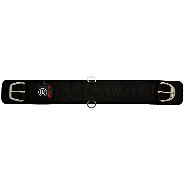 28" Reinsman Horse Roper Neoprene Straight Cinch Girth W/ Removable Liners Black