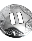 Hilason Western Horse Tack Malleable Iron Center Bar Nickel Plated Buckle
