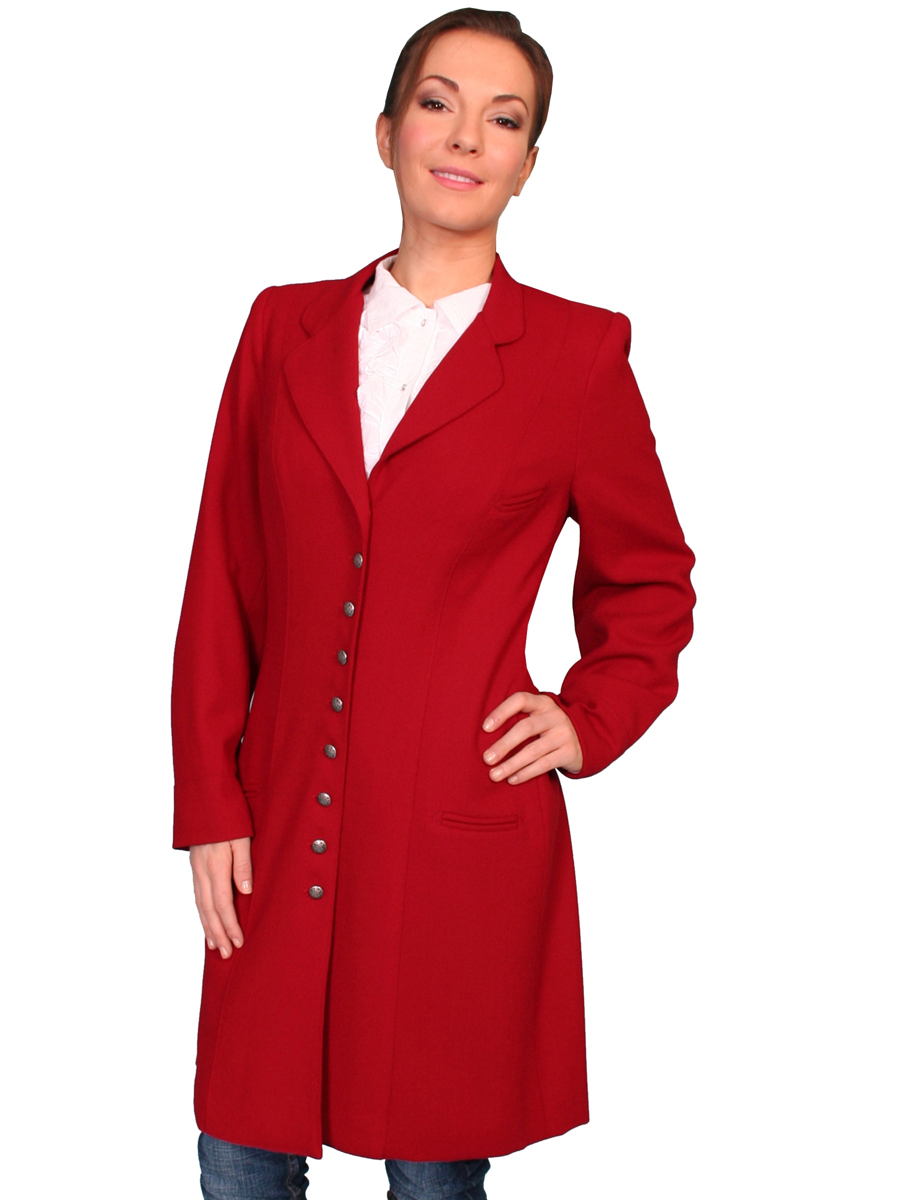 Wool Crepe Frock Coat - 788619