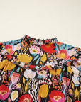 Amara Puff Sleeve Tied Blouse