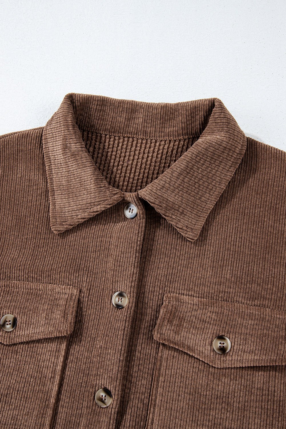 Eleanor Corduroy Flap Up Shacket