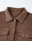 Eleanor Corduroy Flap Up Shacket