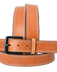 HILASON Western Genuine Leather Belt for Men Women Cowboy Cowgirl Handmade Unisex Full Grain Heavy Duty Tooled Belt for Jeans
