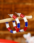 Leyla C Shape Stud Earrings
