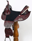 Hilason Western Horse Treeless Trail Barrel Saddle American Leather