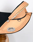Hilason Western Horse Treeless Trail Saddle Genuine American Leather