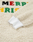 Ensley Christmas Embroidered Sherpa Pullover