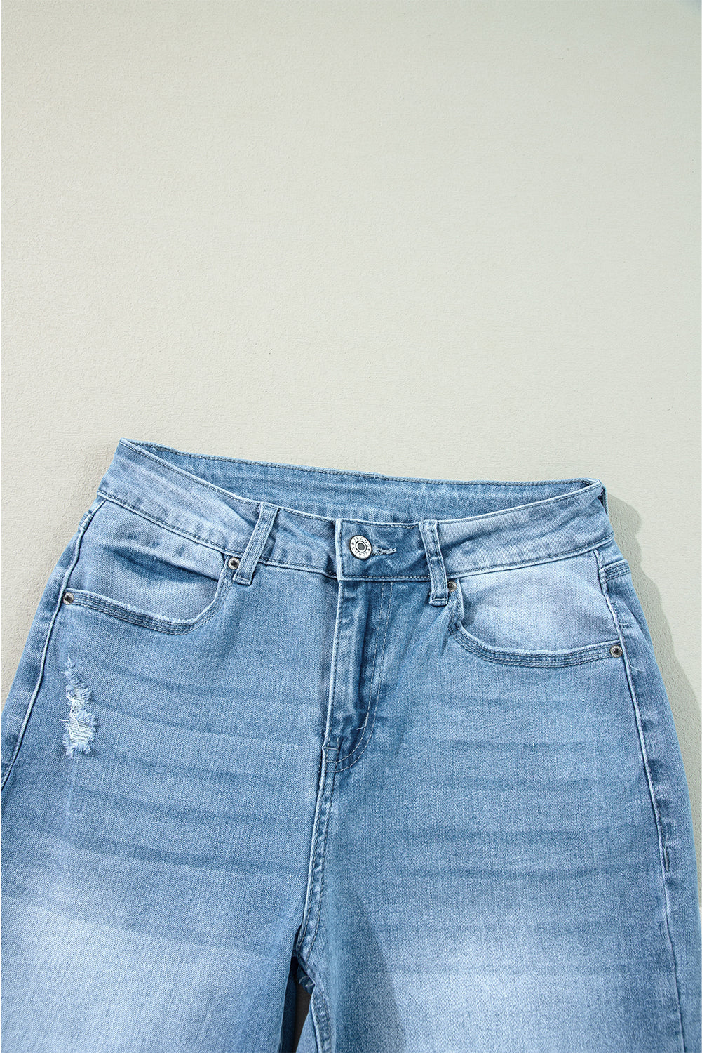 Dream Slit Leg Straight Jeans