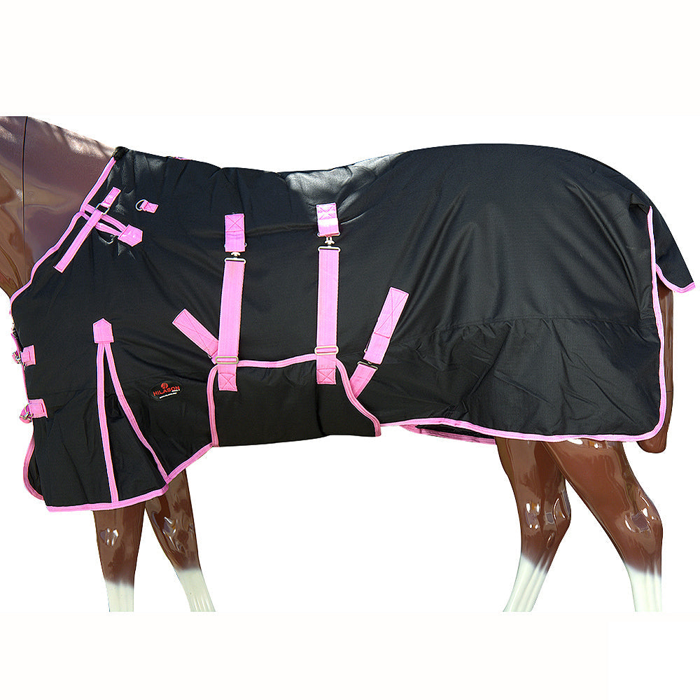 HILASON 1200D Winter Waterproof Poly Horse Turnout Blanket Belly Wrap | Turnout Blankets for Horses