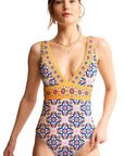Briar Print One Piece Swimsuit