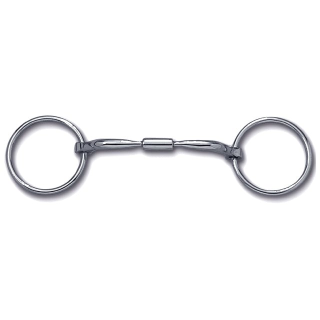 5" Toklat Myler Loose Ring Stainless Steel Comfort Snaffle Wide Barrel