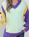 Colette Knitted Drop Shoulder Sweater
