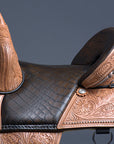 Hilason Western Horse Treeless Trail Barrel Saddle American Leather