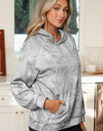 Maya Print Oversized Sporty Hoodie
