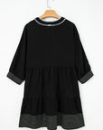 Patara Sleeve Tiered Mini Dress