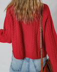 Joanna Cable Knit Baggy Sweater