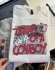 Tears Of a Cowboy TEE or CREWNECK