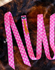 Pink Cinch Strap Set for Saddles