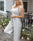 Greta Sleeveless Wide Leg Jumpsuit
