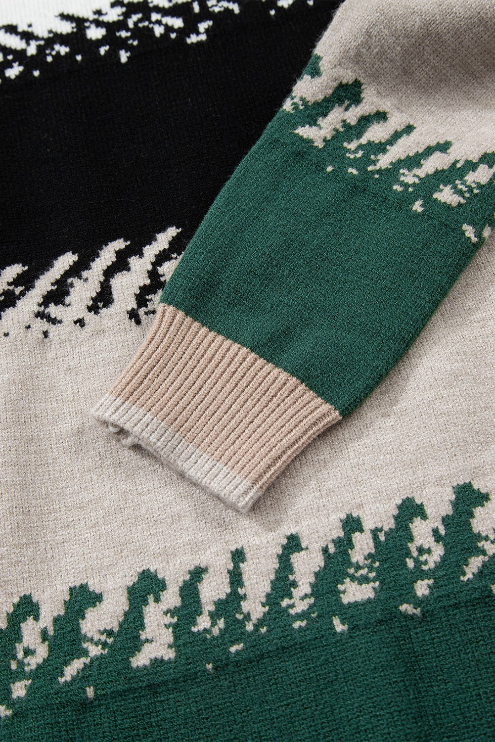 Sophia Pattern Drop Shoulder Sweater