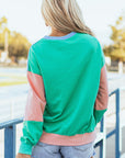 Samantha Patchwork Sweatshirt