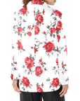Baha Ranch Mexican Red Rose Floral Blazer