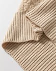 Emily Checkered Sherpa Loose Sweater