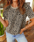Zoya Print Short Sleeve Top