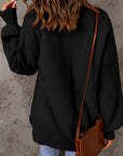 Ella Color Puffy Sleeve Sweater