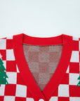 Ella Tree Pattern Cardigan Sweater