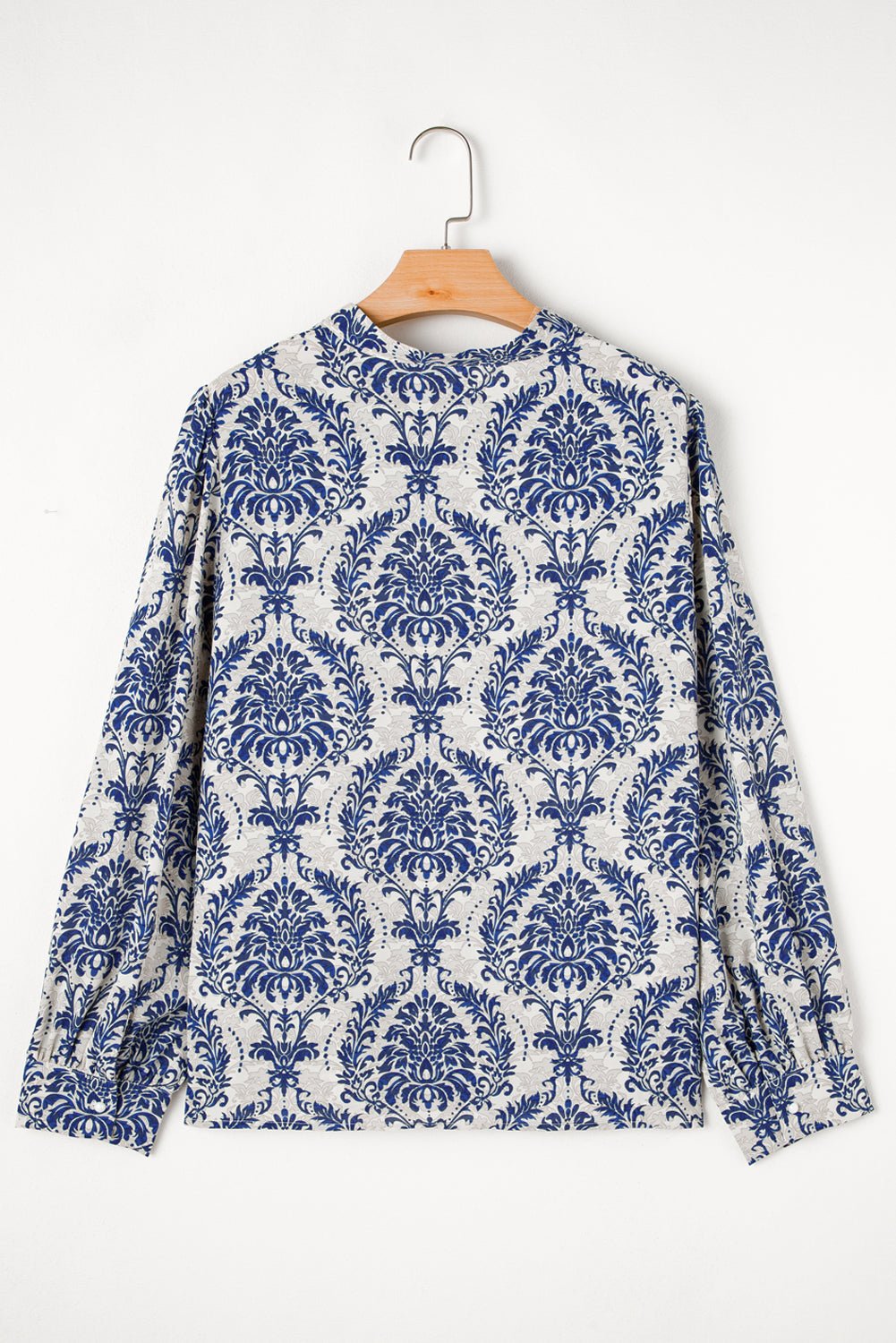 Alora Pattern Print Notch PLUS Shirt