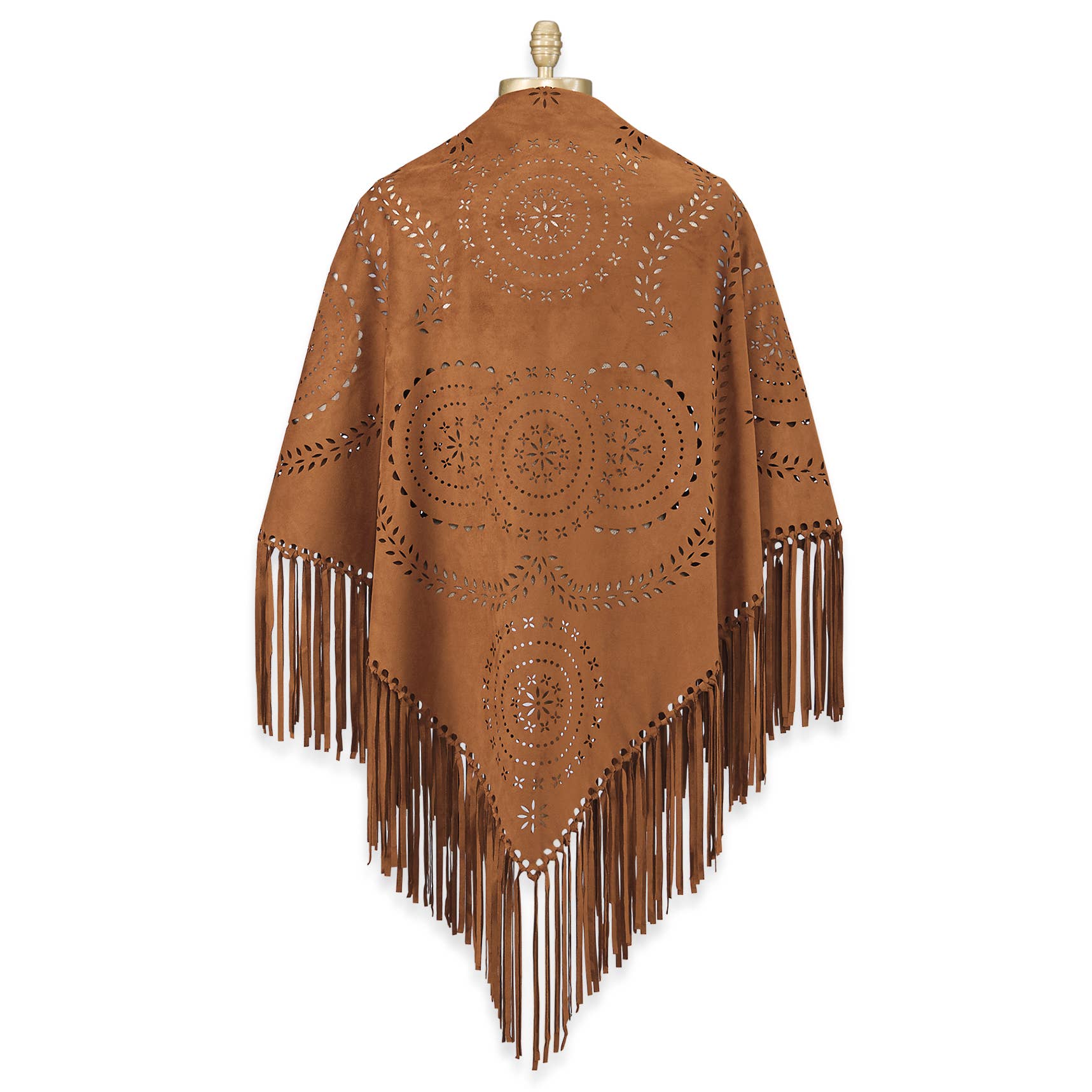 Sandpoint Medallion Fringed Wrap OSFM