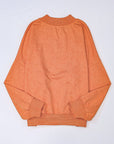 Mineral Wash Drop Shoulder Crewneck Sweatshirt