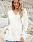 Mara Shoulder Exposed Seam Hoodie