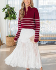 Maliyah Lace Flowy Maxi Skirt